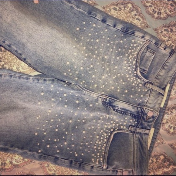 Anthropologie Pilcro Pearl Script Jeans - Picture 3 of 5